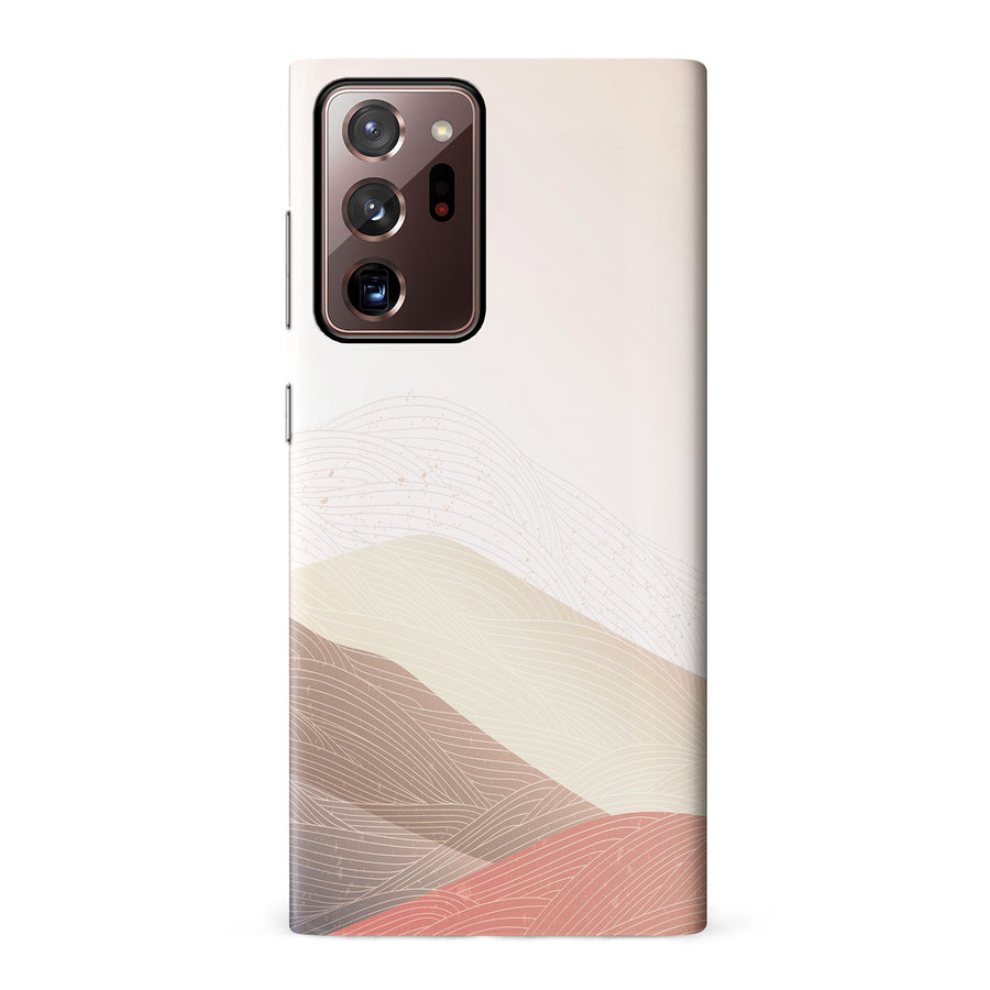 Samsung Galaxy Note 20 Ultra Sophisticated Desert Abstract Phone Case