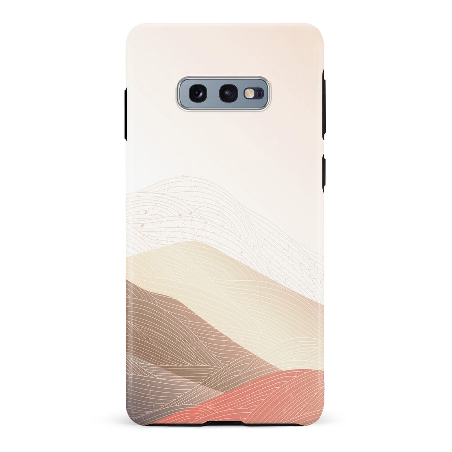 Samsung Galaxy S10e Sophisticated Desert Abstract Phone Case