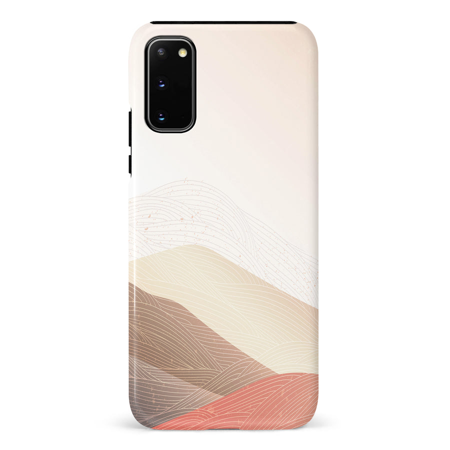 Samsung Galaxy S20 Sophisticated Desert Abstract Phone Case