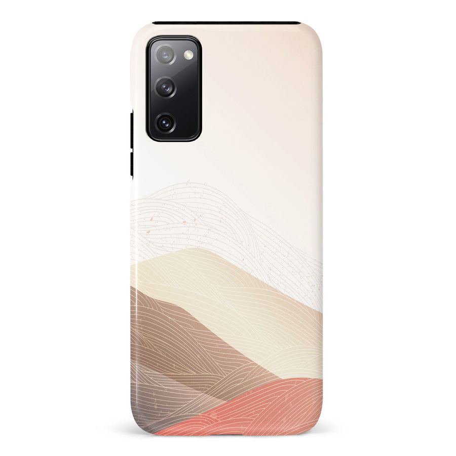 Samsung Galaxy S20 FE Sophisticated Desert Abstract Phone Case