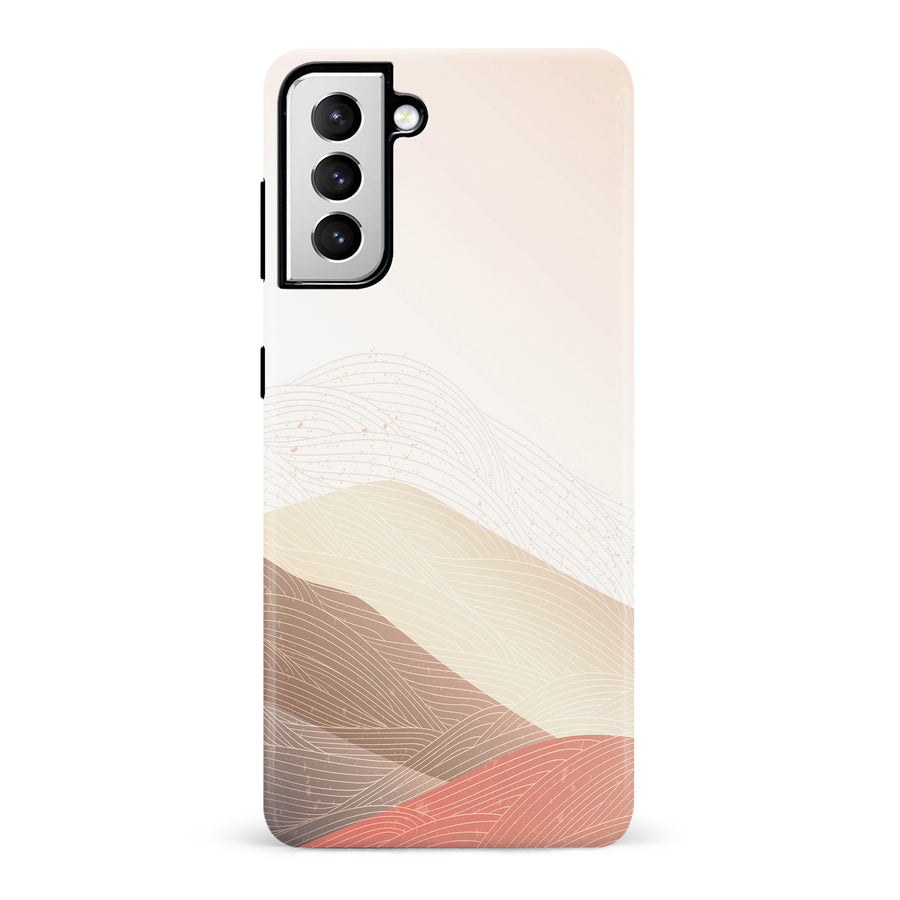 Samsung Galaxy S21 Sophisticated Desert Abstract Phone Case
