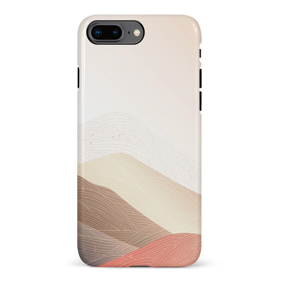 iPhone 8 Plus Sophisticated Desert Abstract Phone Case