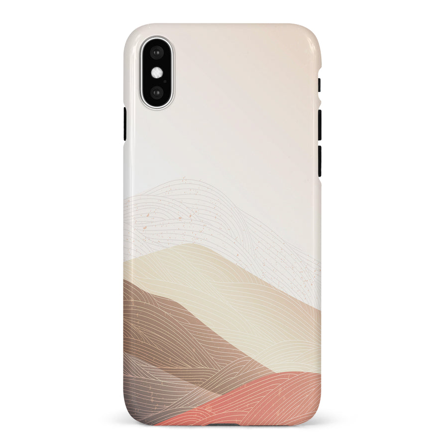 iPhone X/XS Sophisticated Desert Abstract Phone Case