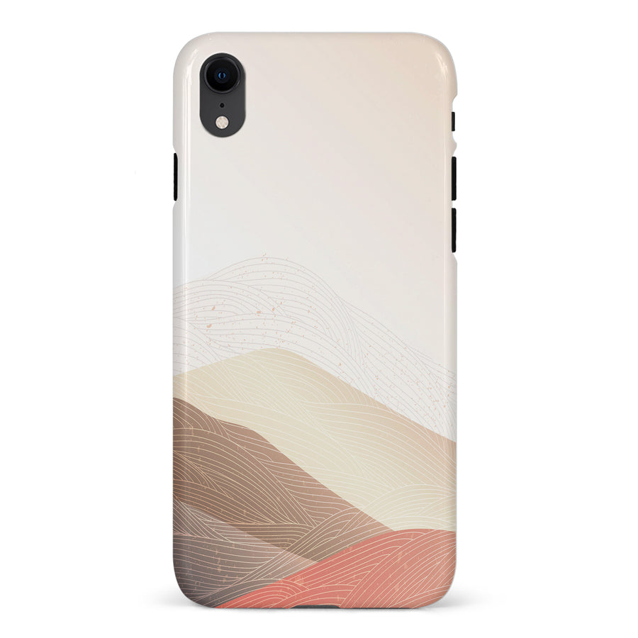 iPhone XR Sophisticated Desert Abstract Phone Case