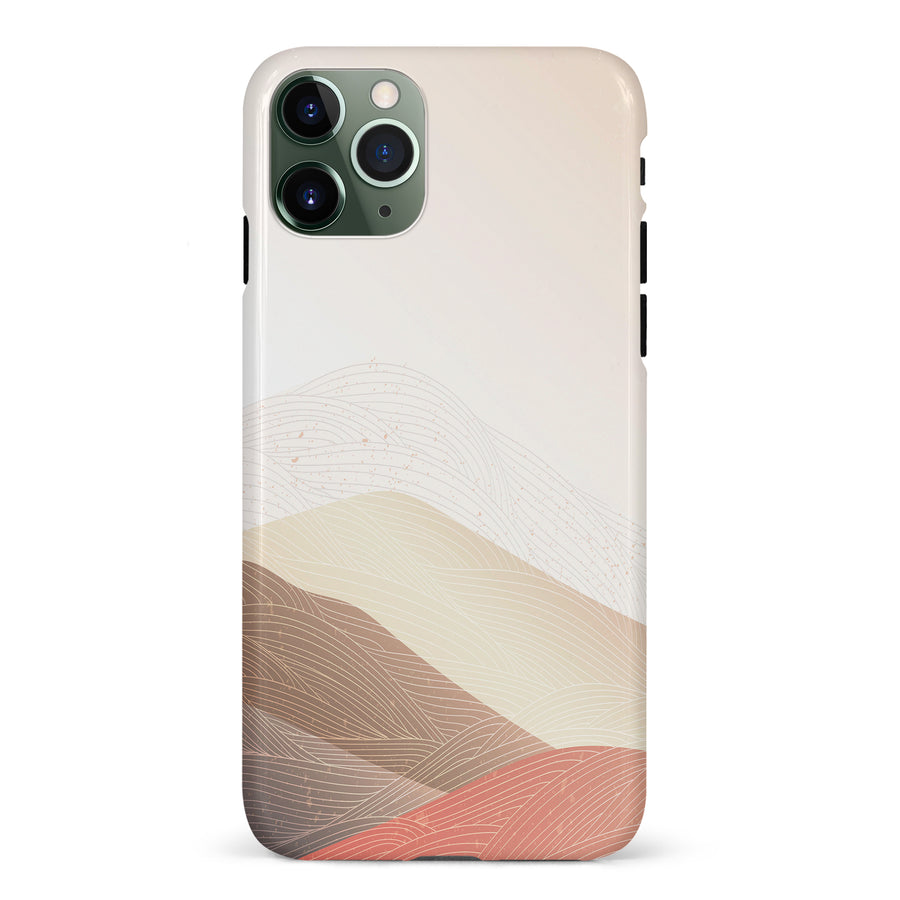 iPhone 11 Pro Sophisticated Desert Abstract Phone Case