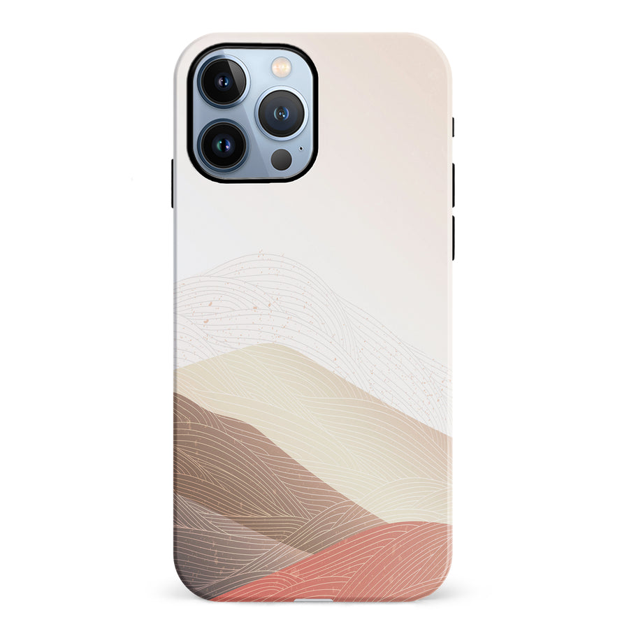 iPhone 12 Pro Sophisticated Desert Abstract Phone Case