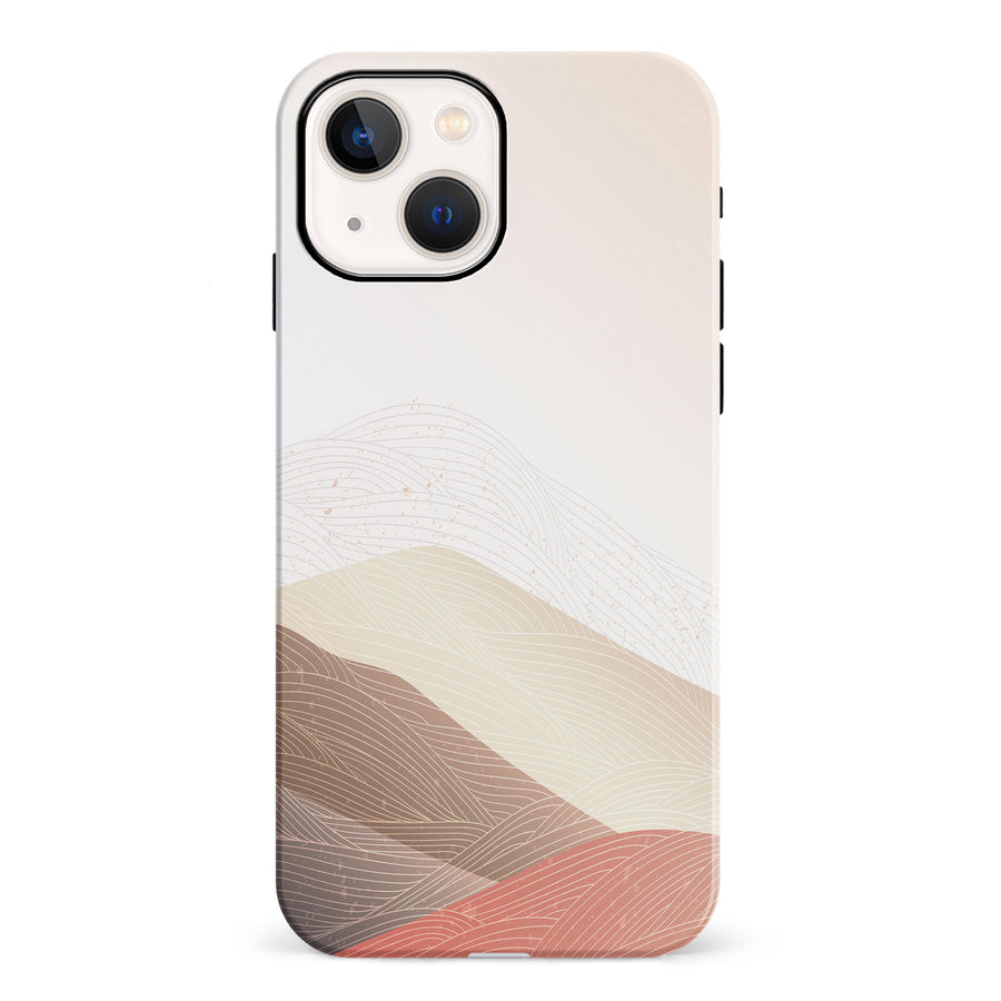 iPhone 13 Sophisticated Desert Abstract Phone Case