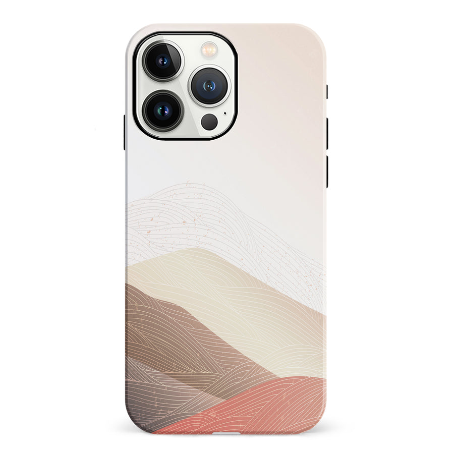iPhone 13 Pro Sophisticated Desert Abstract Phone Case