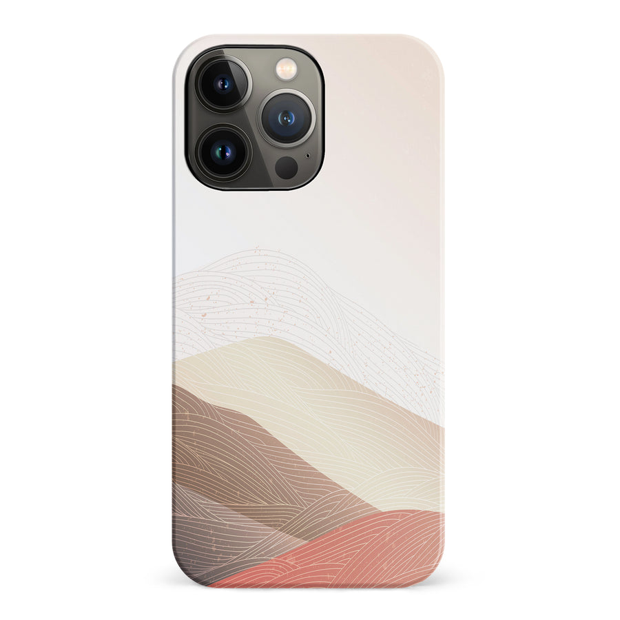 iPhone 14 Pro Sophisticated Desert Abstract Phone Case
