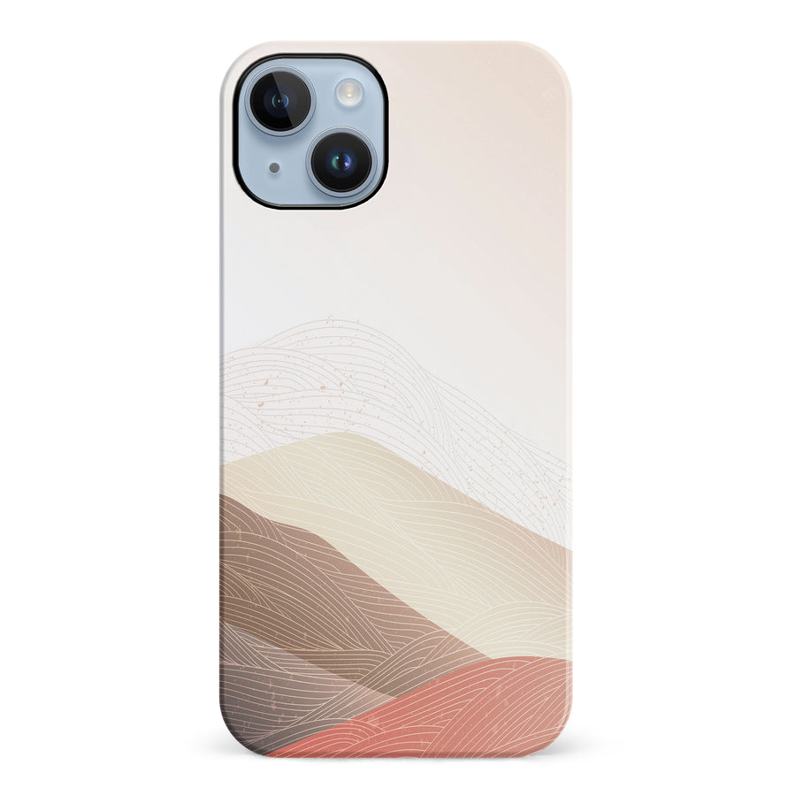 iPhone 14 Plus Sophisticated Desert Abstract Phone Case