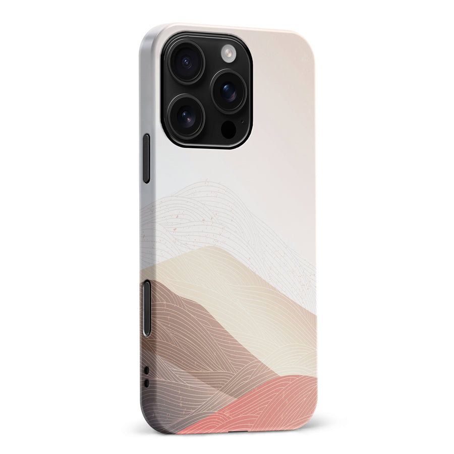 iPhone 16 Pro Max Sophisticated Desert Abstract Phone Case