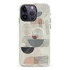 iPhone 14 Pro Max Artistic Circles & Lines Abstract Phone Case