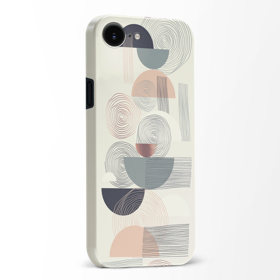 Artistic Circles & Lines Abstract Phone Case