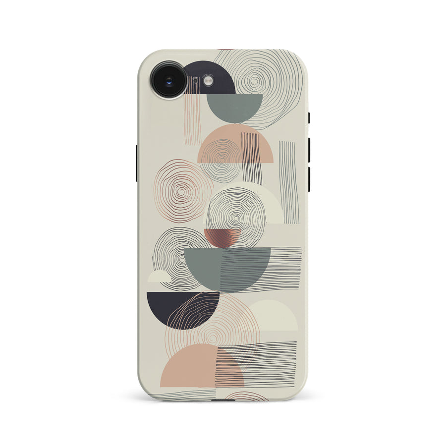 Artistic Circles & Lines Abstract Phone Case