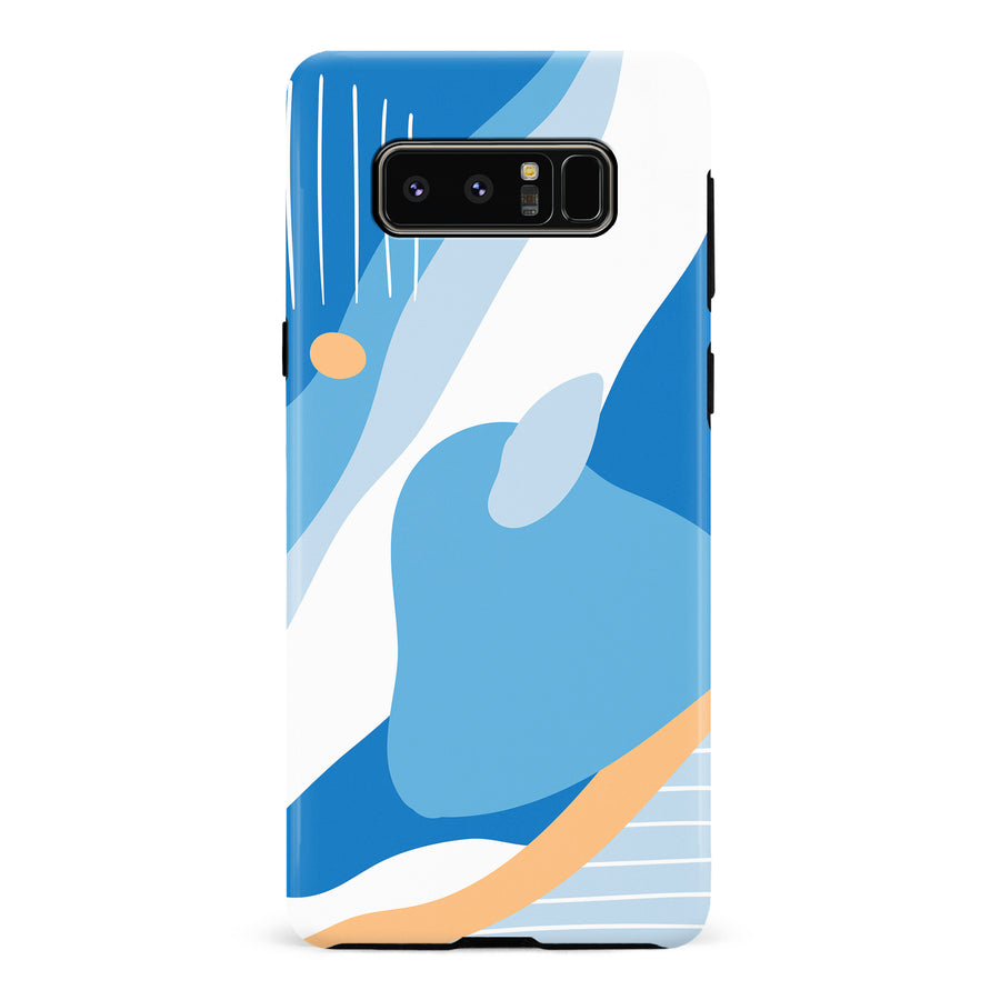 Samsung Galaxy Note 8 Playful Patterns Abstract Phone Case