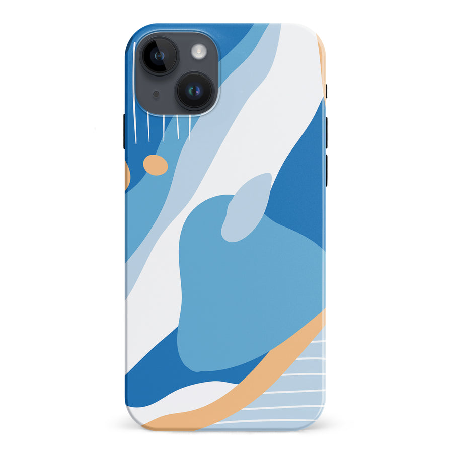 iPhone 15 Plus Playful Patterns Abstract Phone Case