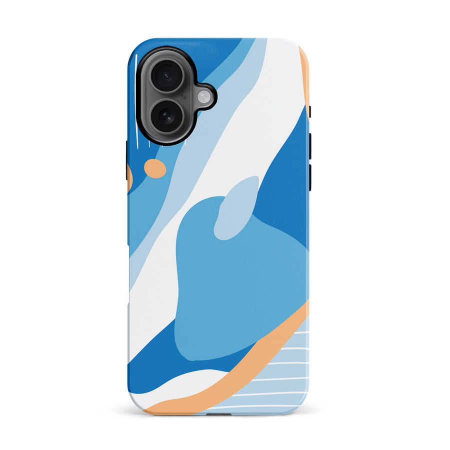 iPhone 16 Playful Patterns Abstract Phone Case