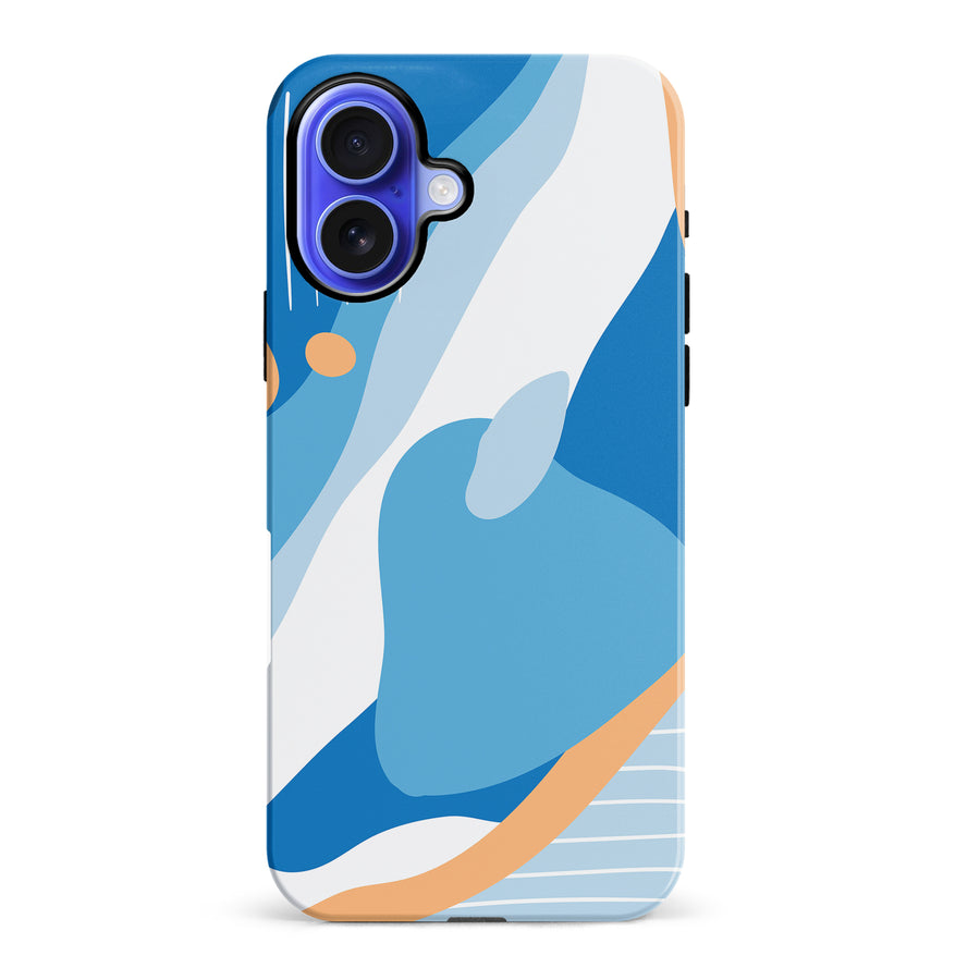 iPhone 16 Plus Playful Patterns Abstract Phone Case