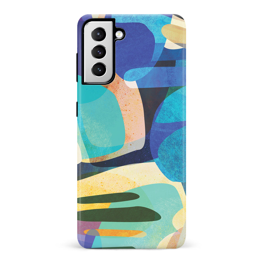 Samsung Galaxy S21 Expressive Energy Abstract Phone Case