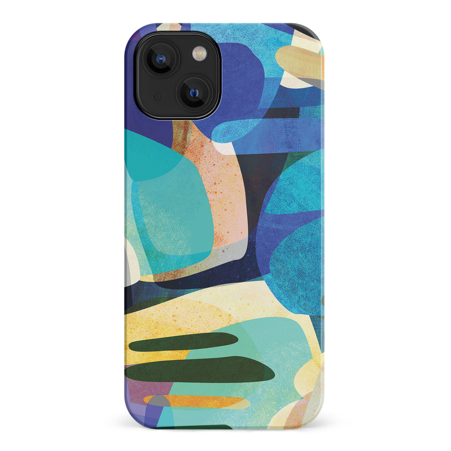 iPhone 14 Expressive Energy Abstract Phone Case