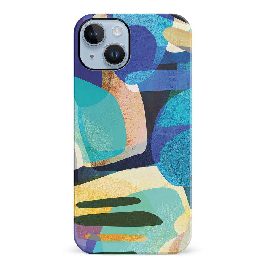 iPhone 14 Plus Expressive Energy Abstract Phone Case