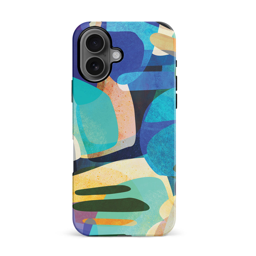 iPhone 16 Expressive Energy Abstract Phone Case