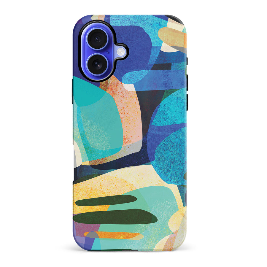 iPhone 16 Plus Expressive Energy Abstract Phone Case