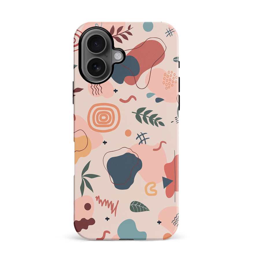 iPhone 16 Ethereal Essence Abstract Phone Case