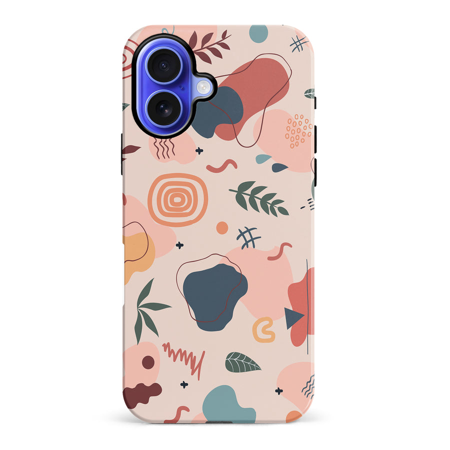 iPhone 16 Plus Ethereal Essence Abstract Phone Case