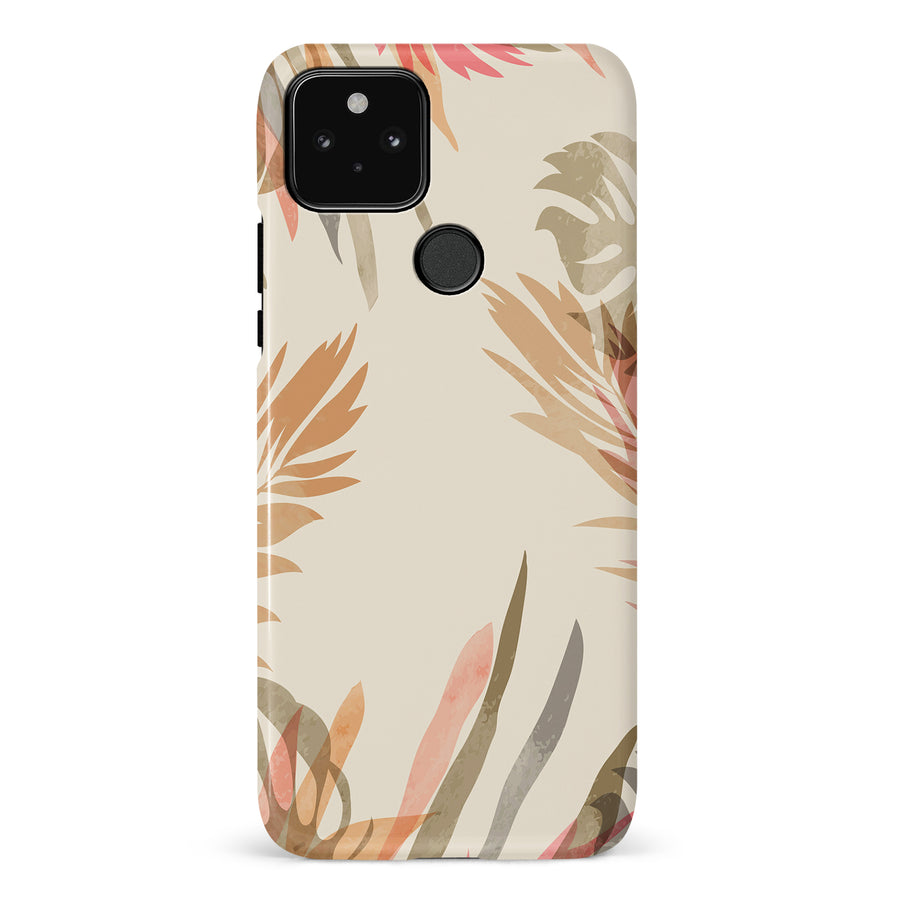 Google Pixel 5 Abstract Floral Touch Phone Case