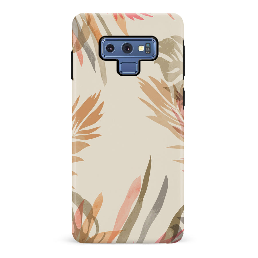 Samsung Galaxy Note 9 Abstract Floral Touch Phone Case