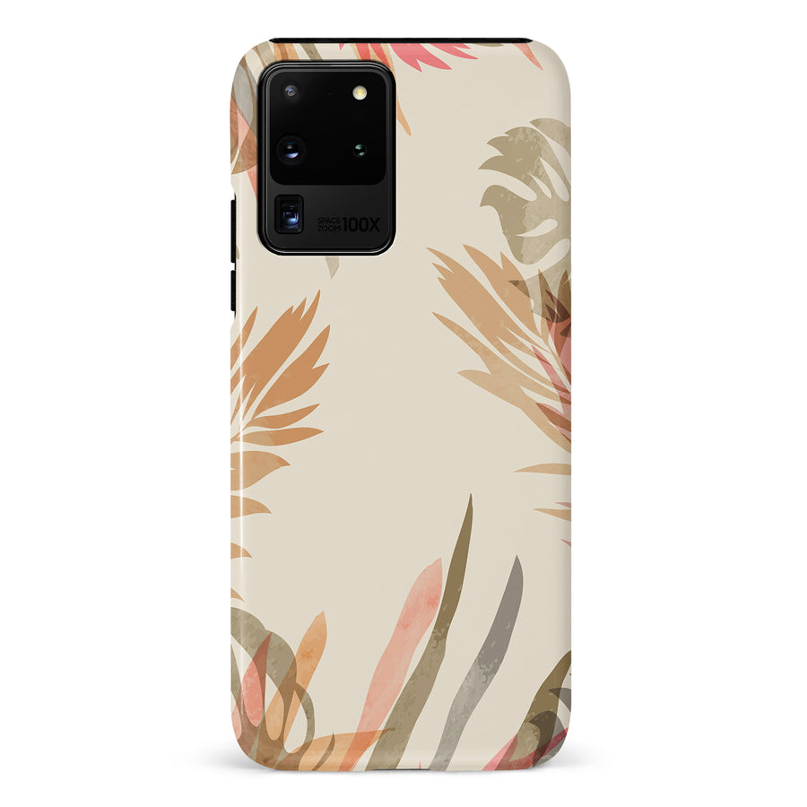 Samsung Galaxy S20 Ultra Abstract Floral Touch Phone Case