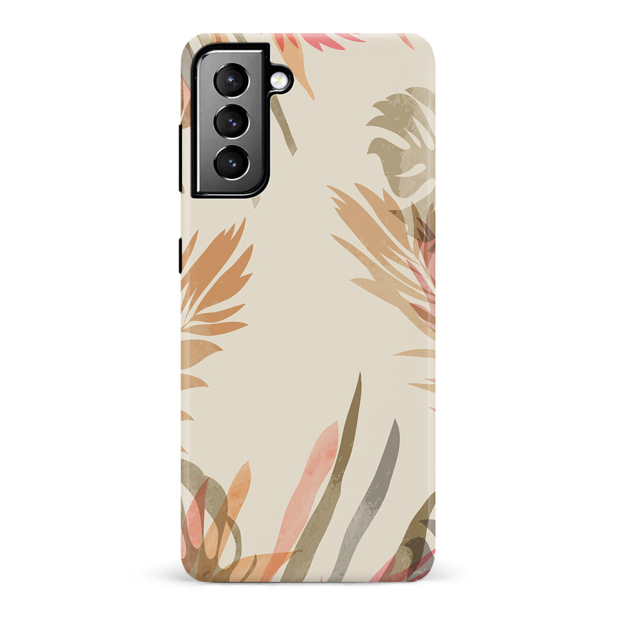 Samsung Galaxy S21 Plus Abstract Floral Touch Phone Case