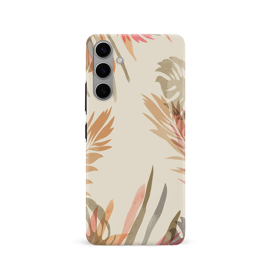 Samsung Galaxy S24 Abstract Floral Touch Phone Case