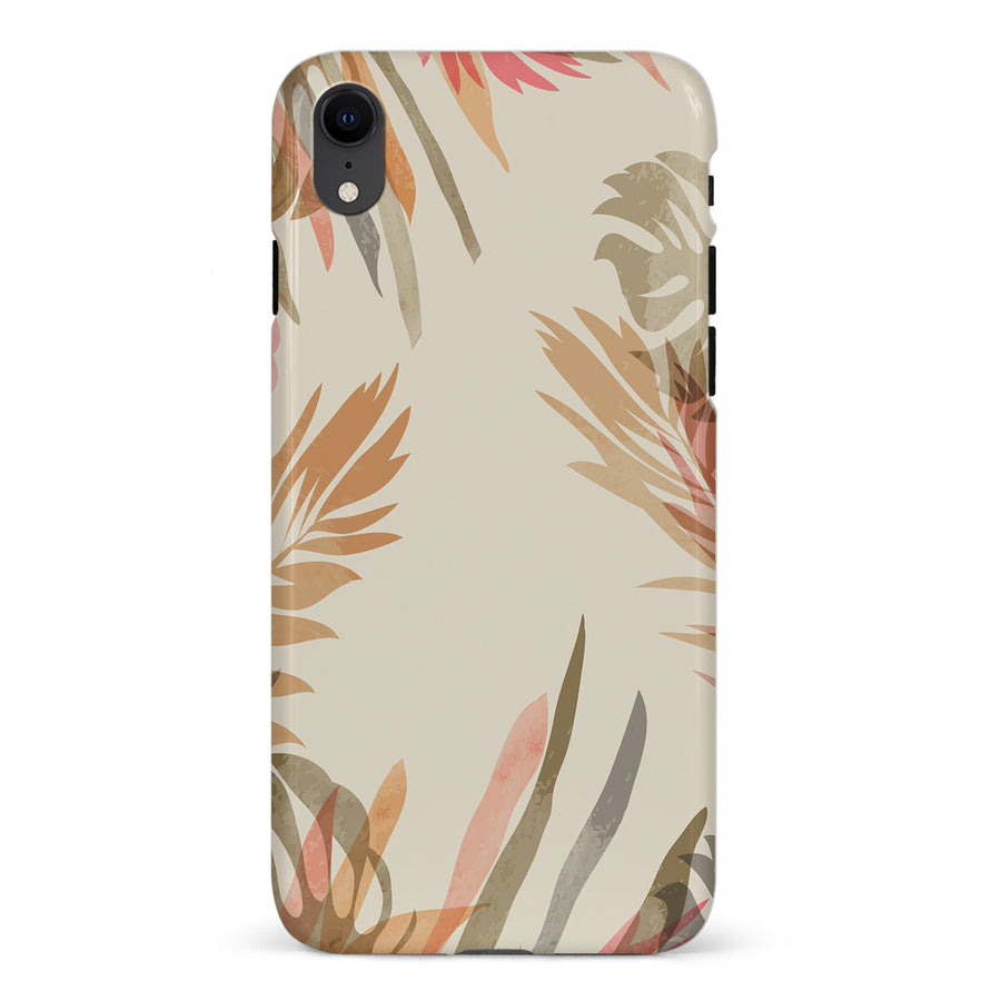 iPhone XR Abstract Floral Touch Phone Case