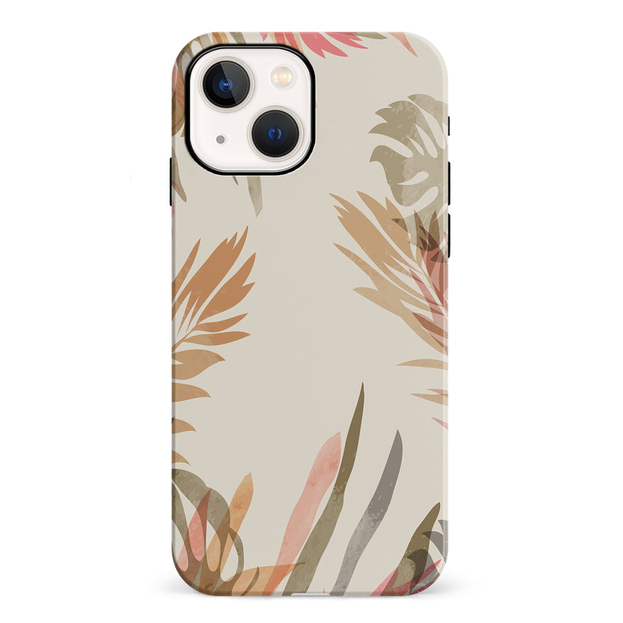 iPhone 13 Abstract Floral Touch Phone Case