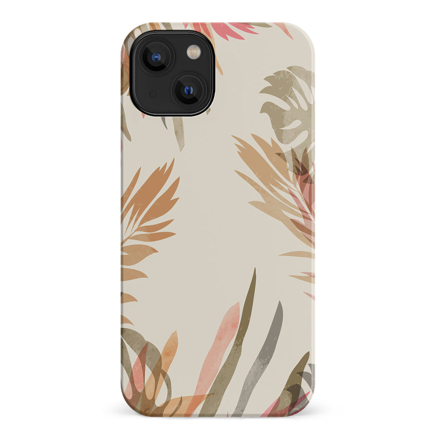 iPhone 14 Abstract Floral Touch Phone Case