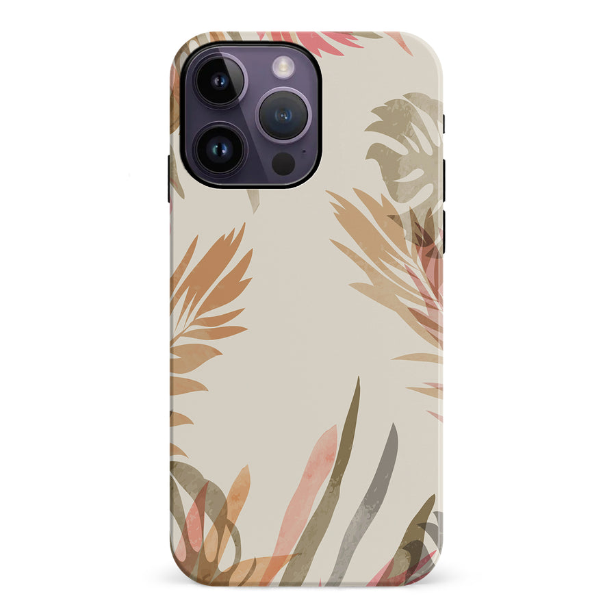 iPhone 14 Pro Max Abstract Floral Touch Phone Case