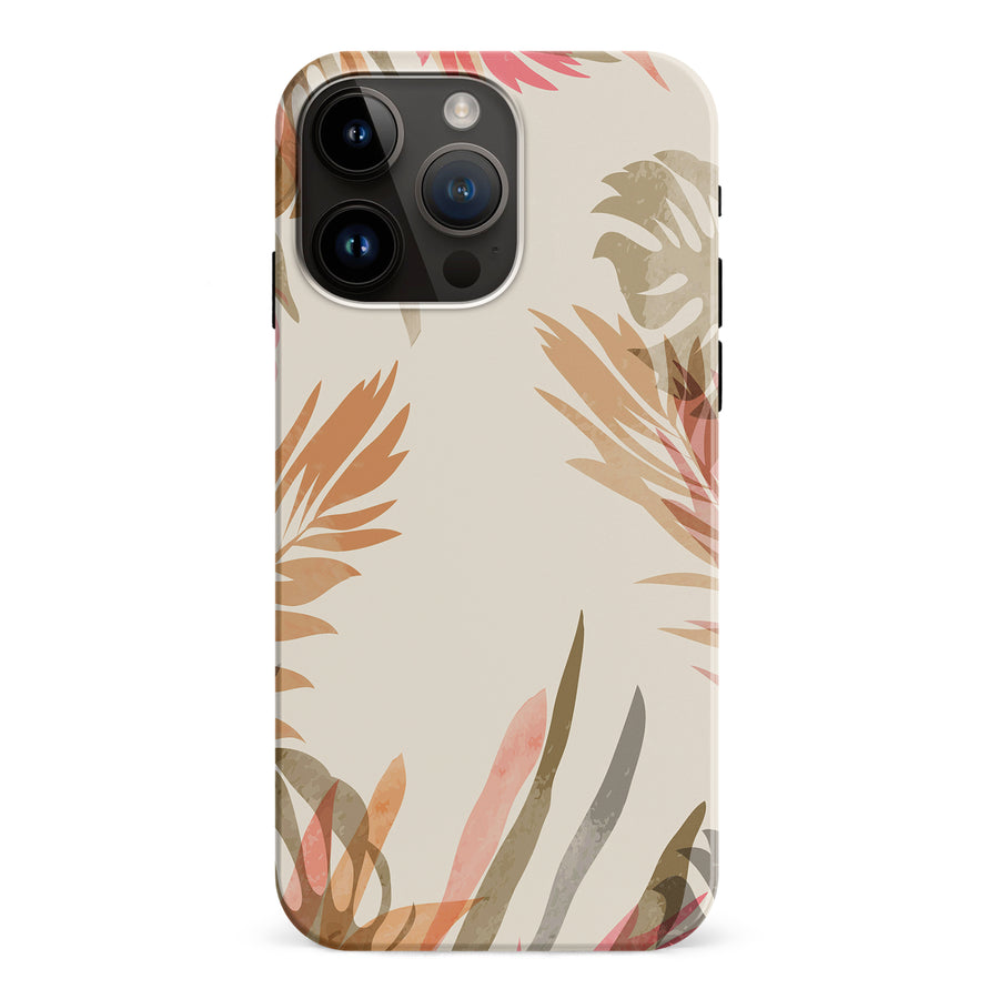 iPhone 15 Pro Max Abstract Floral Touch Phone Case