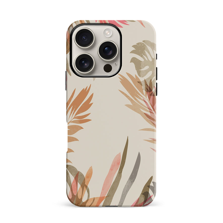 iPhone 16 Pro Abstract Floral Touch Phone Case