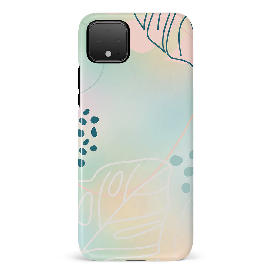 Google Pixel 4 Playful Lines Abstract Phone Case