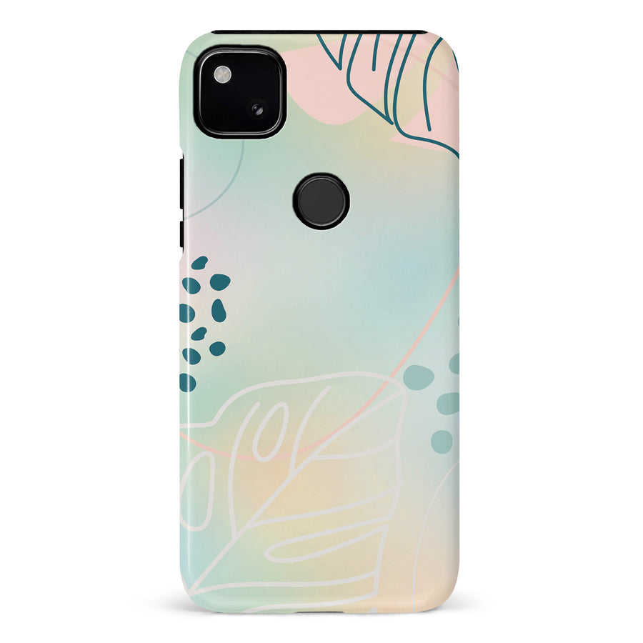 Google Pixel 4A Playful Lines Abstract Phone Case