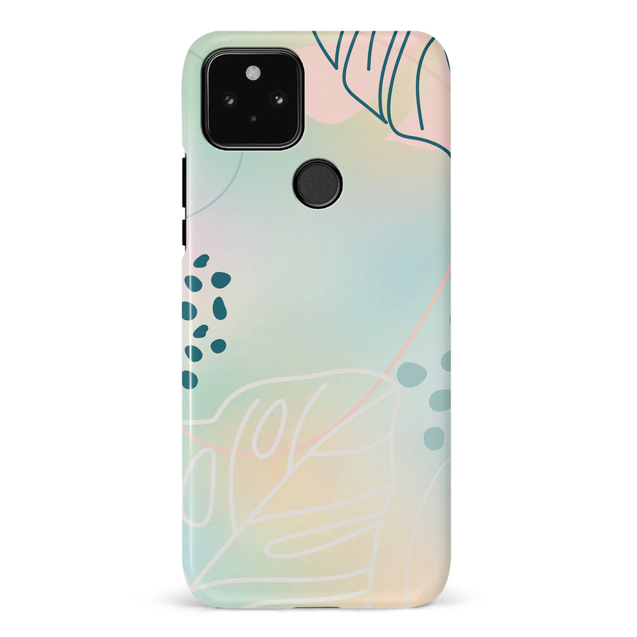 Google Pixel 5 Playful Lines Abstract Phone Case