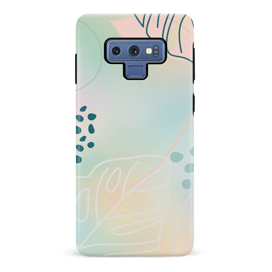 Samsung Galaxy Note 9 Playful Lines Abstract Phone Case