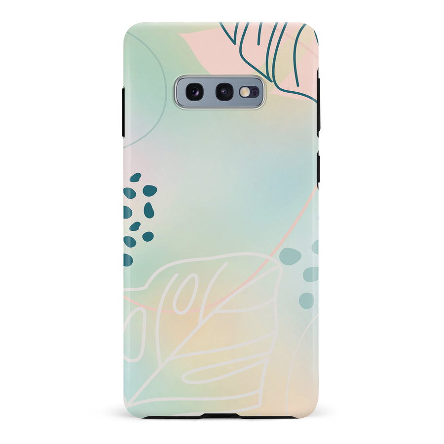 Samsung Galaxy S10e Playful Lines Abstract Phone Case