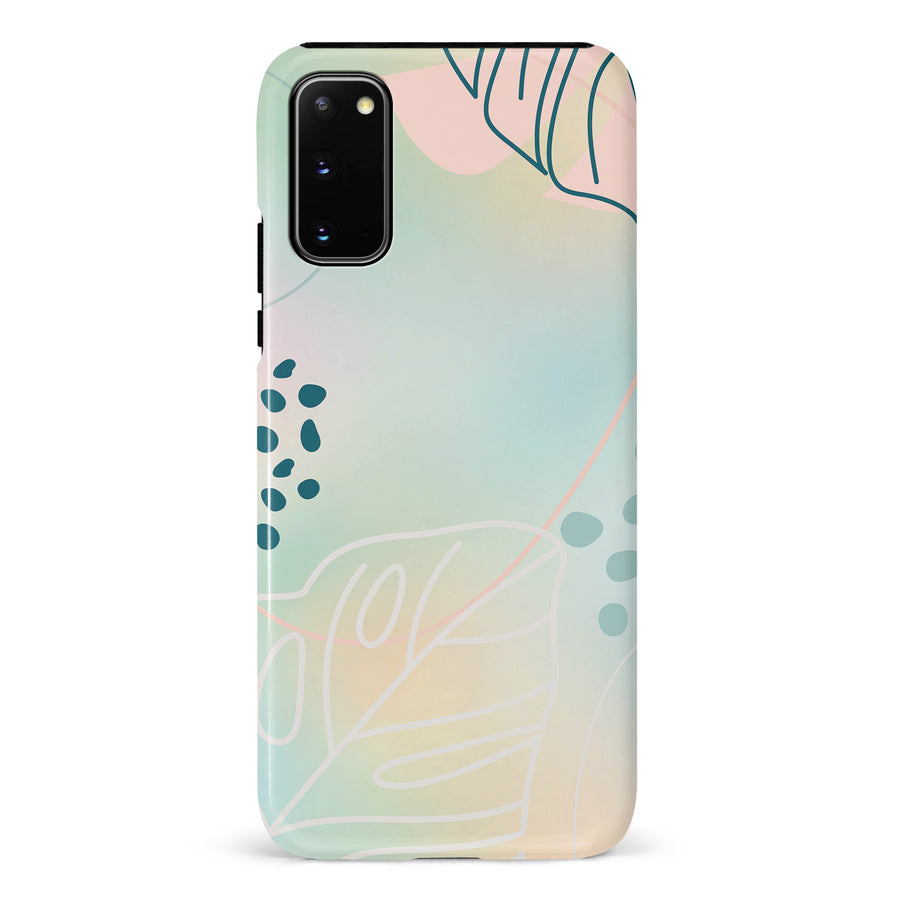 Samsung Galaxy S20 Playful Lines Abstract Phone Case