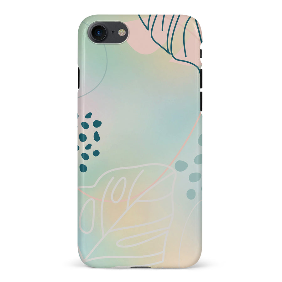 iPhone 7/8/SE Playful Lines Abstract Phone Case