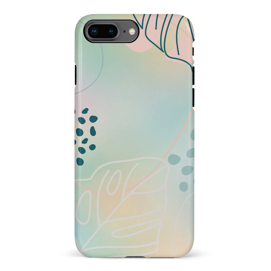 iPhone 8 Plus Playful Lines Abstract Phone Case
