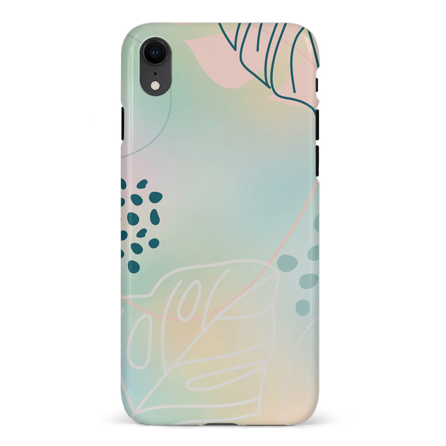 iPhone XR Playful Lines Abstract Phone Case