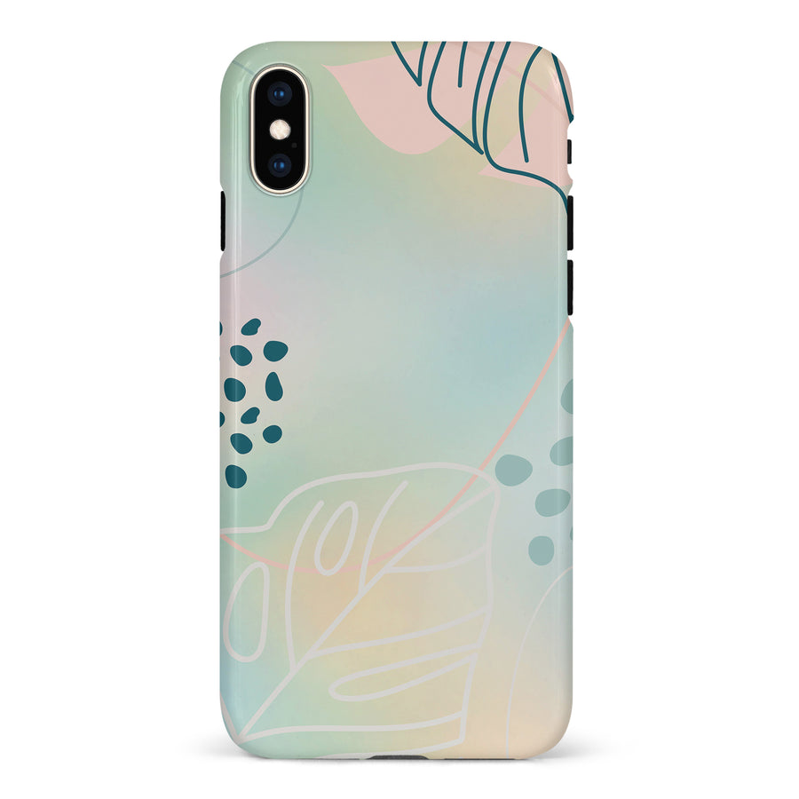 iPhone XS Max Playful Lines Abstract Phone Case